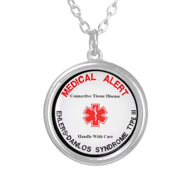 EDS 3 Medical Alert Necklace (Front)