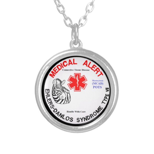 EDS 7 MCAD POTS with Zebra Medical Alert Necklace (Front)