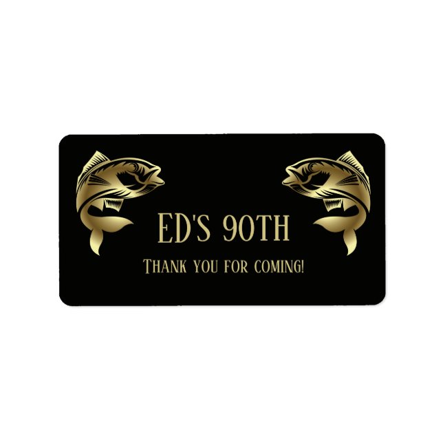 Ed's 90th Thank You Label (Front)