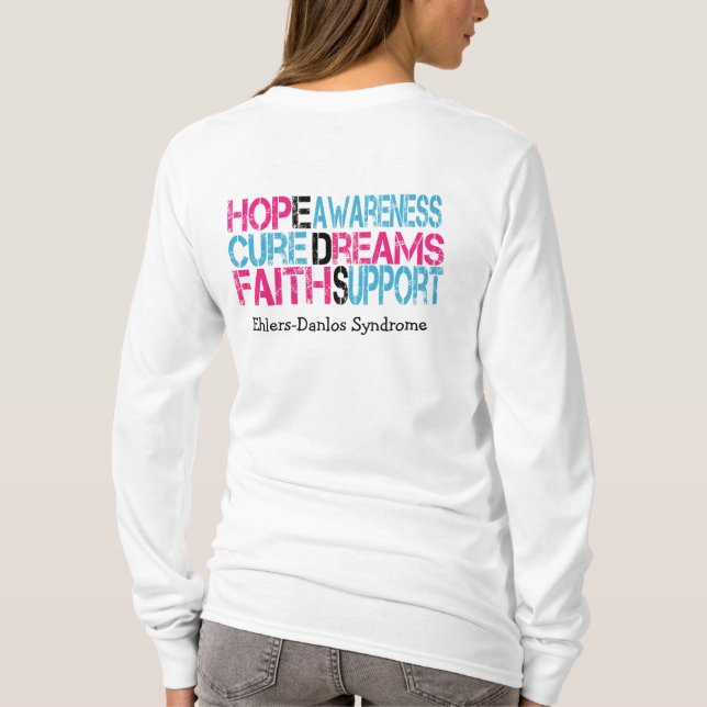 EDS Awareness Hope Cure Shirt (Back)
