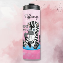 EDS Awareness Ribbon and Zebra Thermal Tumbler