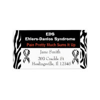 EDS Ehlers-Danlos Syndrome Mailing Address Label