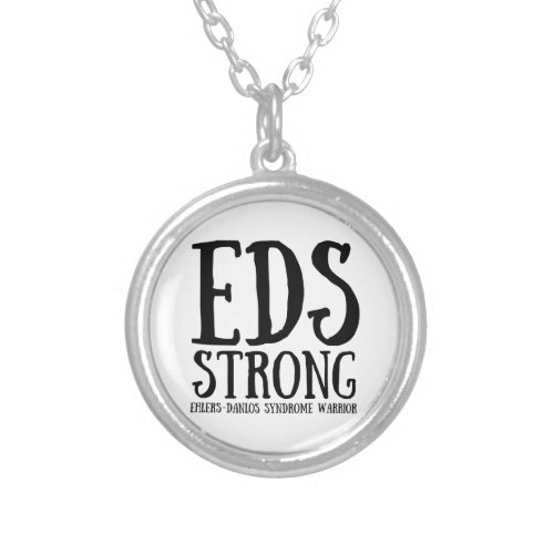 EDS Ehlers Danlos Syndrome  Silver Plated Necklace