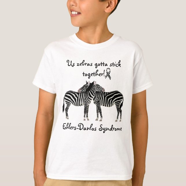 EDS Ehlers-Danlos syndrome Support Awareness Shirt (Front)