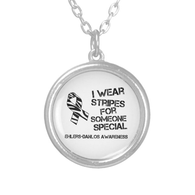 EDS I Wear Stripes for Someone Special Necklace (Front)