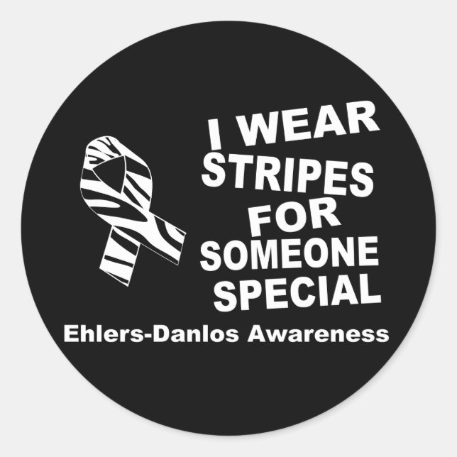 EDS I Wear Stripes for Someone Special Sticker (Front)