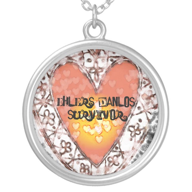 EDS Survivor Silver Plated Necklace (Front)