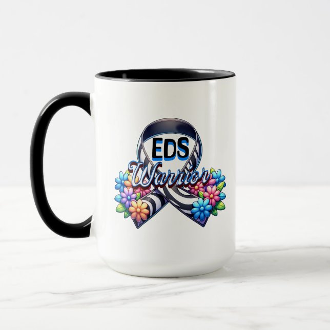 EDS Warrior | Ehlers-Danlos Syndrome Personalized Mug (Left)