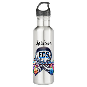 EDS Warrior Ehlers-Danlos Syndrome Personalized Stainless Steel Water Bottle