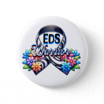 EDS Warrior | Ehlers-Danlos Syndrome T-Shirt Button