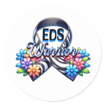 EDS Warrior | Ehlers-Danlos Syndrome T-Shirt Classic Round Sticker