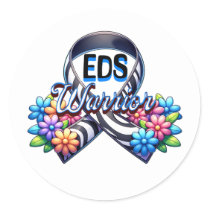 EDS Warrior | Ehlers-Danlos Syndrome T-Shirt Classic Round Sticker