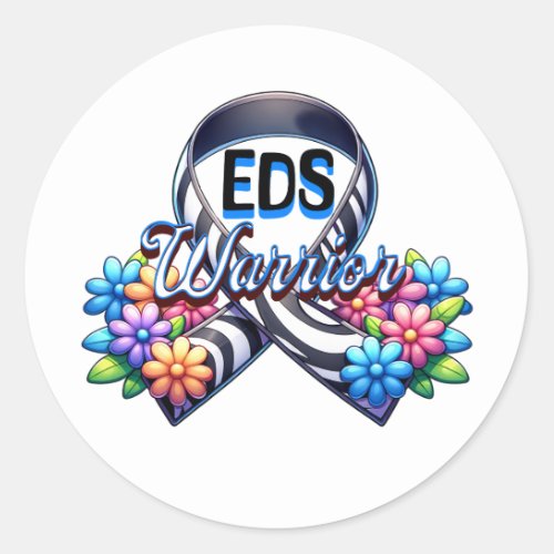 EDS Warrior  Ehlers_Danlos Syndrome T_Shirt Classic Round Sticker