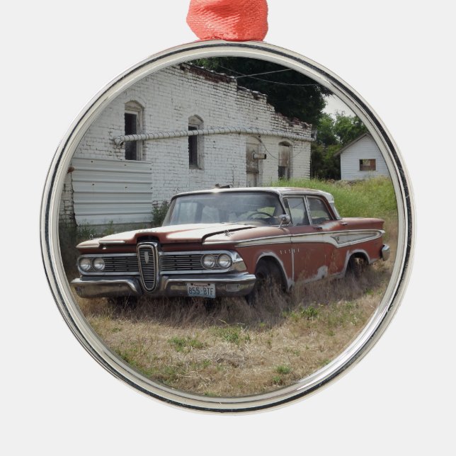 Edsel Metal Ornament (Front)