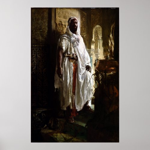 Eduard Charlemont The Moorish Chief Poster