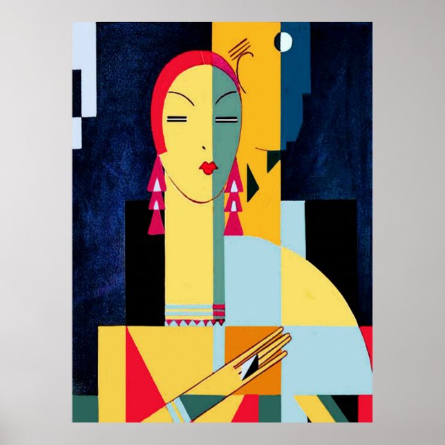 Eduardo G Benito style Art Deco Poster (Front)