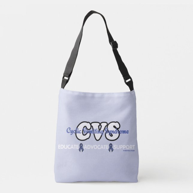 EDUCATE ADVOCATE SUPPORT...CVS CROSSBODY BAG (Back)