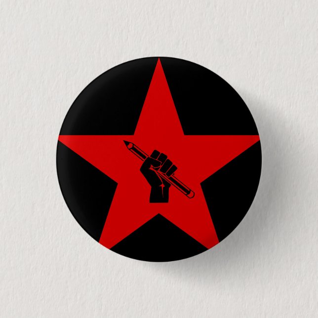 EDUCATE THE MASSES BUTTON (Front)