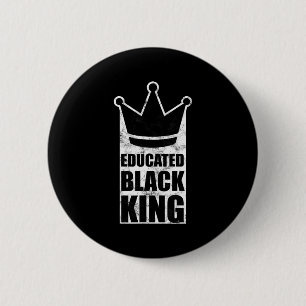Educated Black King Martin Luther King Day Human R Button