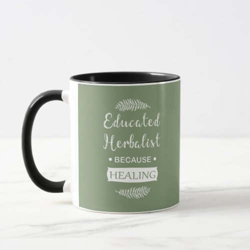 Educated herbalist mug