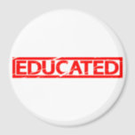 Educated Stamp Magnet