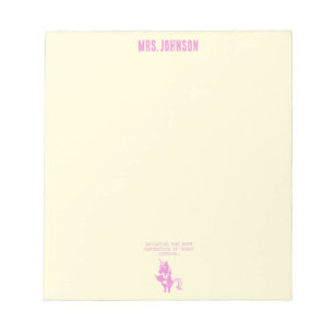 Educating Next Generation Great Authors Teacher Notepad