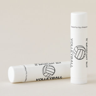 Education and volleyball lip balm