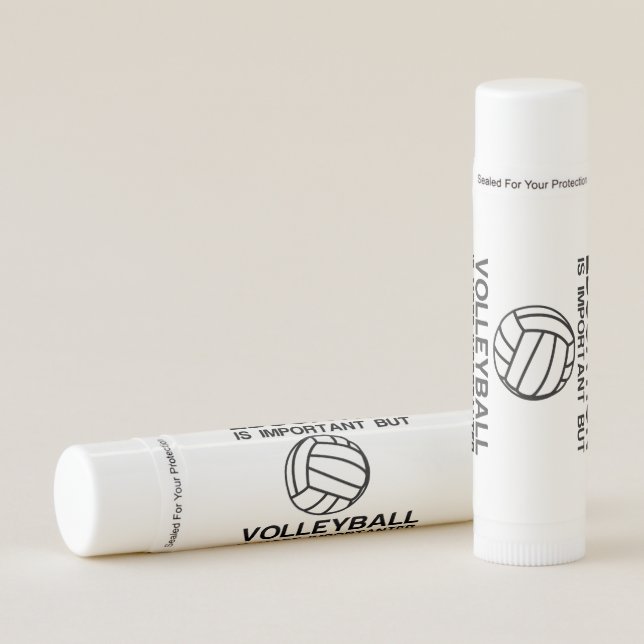 Education and volleyball lip balm (Front)