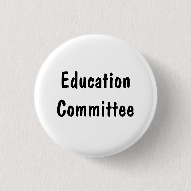Education Committee Button (Front)