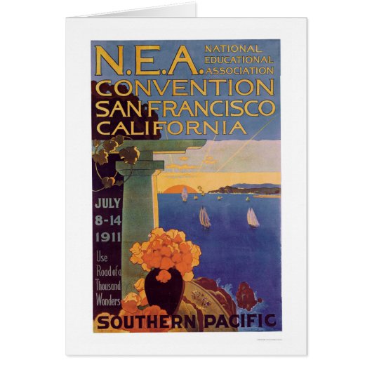 Education Convention San Francisco 1911 Cards (Front)