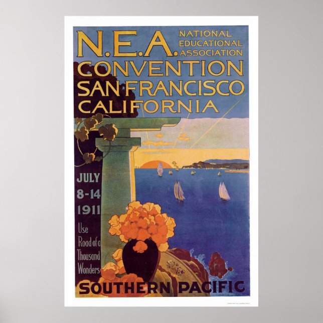 Education Convention San Francisco 1911 Poster (Front)