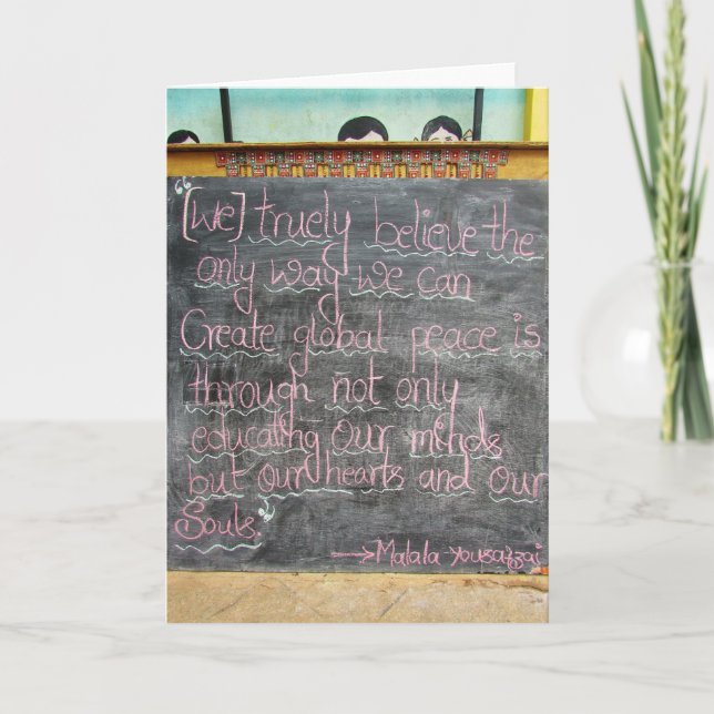 Education for the Heart and Soul Thank You Card (Front)