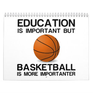 EDUCATION IMPORTANT BASKETBALL IMPORTANTER CALENDAR
