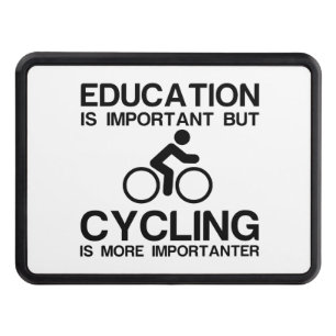EDUCATION IMPORTANT CYCLING IMPORTANTER HITCH COVER