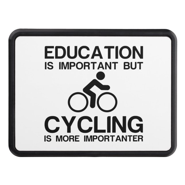 EDUCATION IMPORTANT CYCLING IMPORTANTER HITCH COVER (Front)