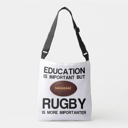 EDUCATION IMPORTANT RUGBY IMPORTANTER CROSSBODY BAG