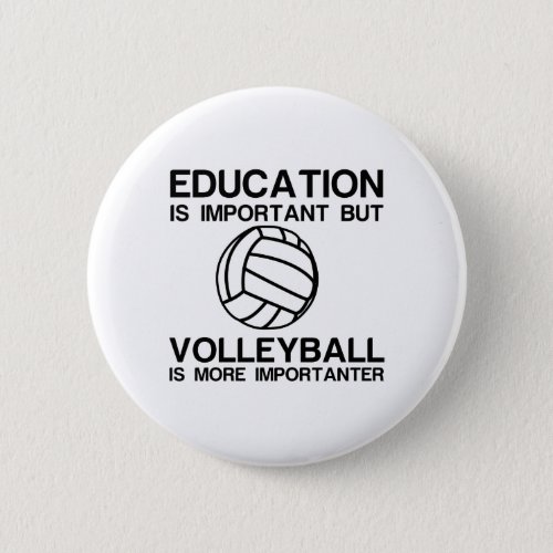 EDUCATION IMPORTANT VOLLEYBALL IMPORTANTER BUTTON