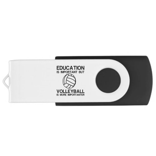 EDUCATION IMPORTANT VOLLEYBALL IMPORTANTER FLASH DRIVE