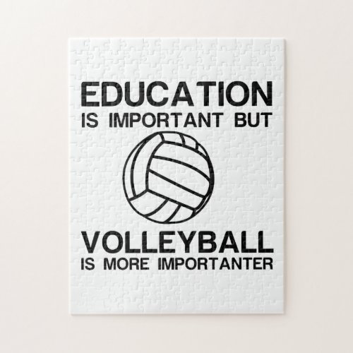 EDUCATION IMPORTANT VOLLEYBALL IMPORTANTER JIGSAW PUZZLE