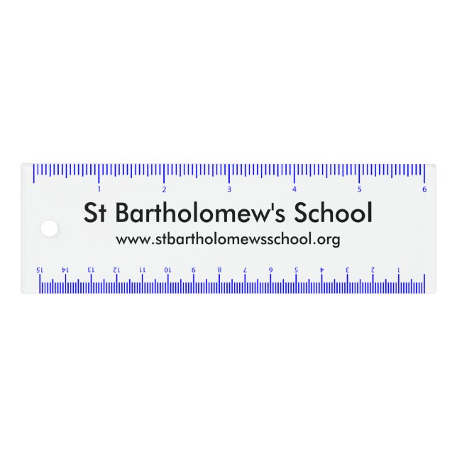 Education in Schools Ruler (Front)