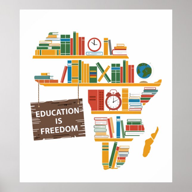 Education is freedom poster (Front)