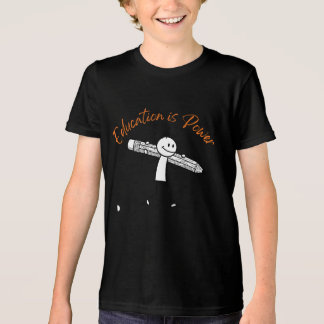 "Education is Power'' Tri-Blend Shirt