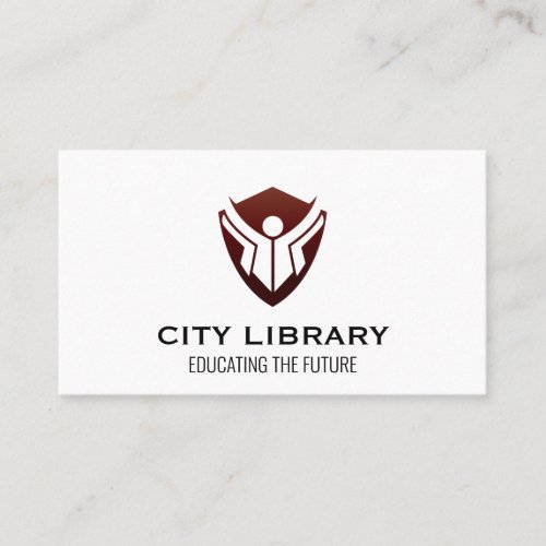 Education Logo Business Card