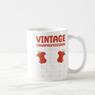 Education Pride Paraprofessional Definition Coffee Mug