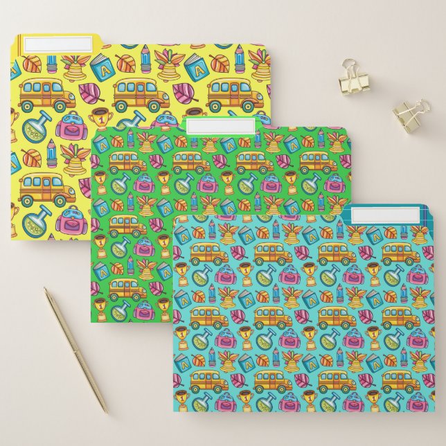 Education - Teacher File Folders 2 - See All Sides (Set)