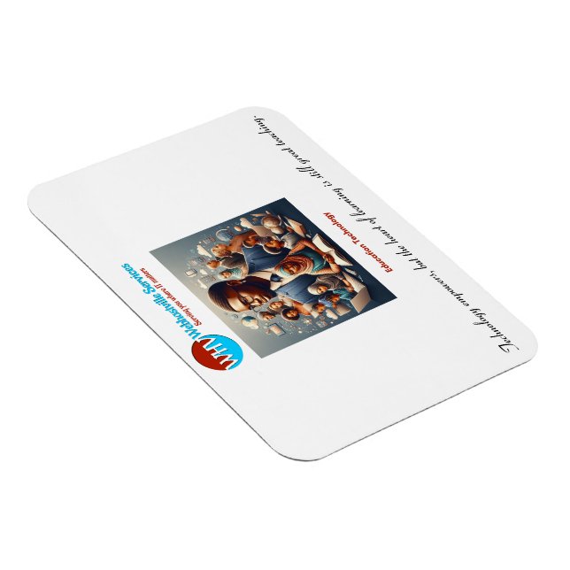 Education Technology - Inspiring Quotes Magnet (Right Side)