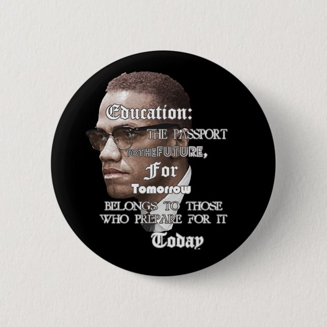 Education: The Passport Pinback Button (Front)