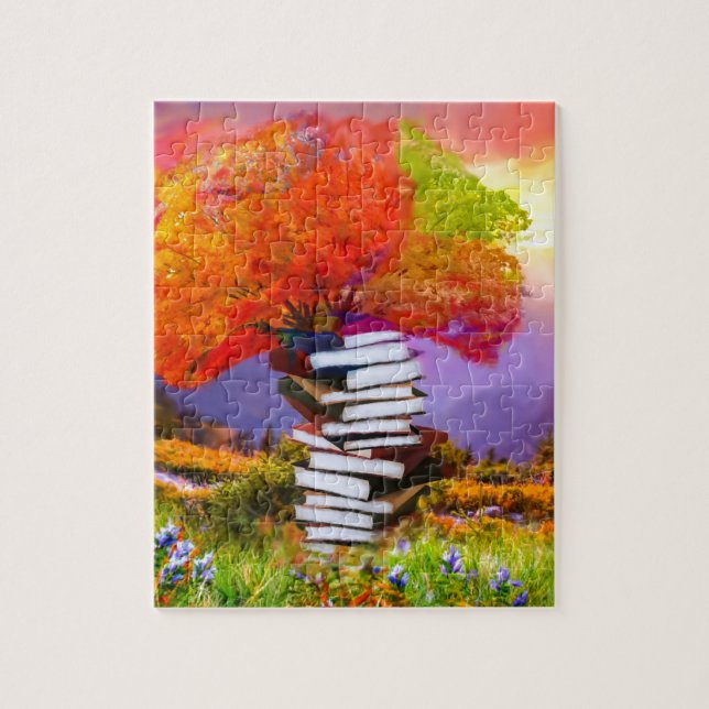 Education will always be the basis of any success jigsaw puzzle (Vertical)