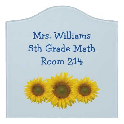 Teachers Classroom Back To School Robot Science Door Sign Zazzle Com