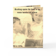 educational 5" x 7" Folded Greeting Card